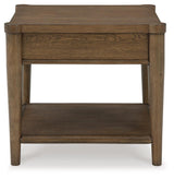 Roanhowe Brown End Table by Ashley at Eve Furniture