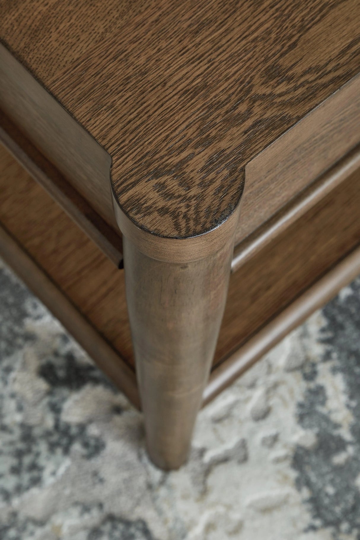 Roanhowe Brown End Table by Ashley at Eve Furniture
