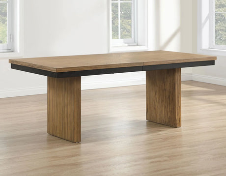 Roatan Toffee/Black Dining Room Set by Steve Silver at Eve Furniture