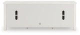 Robbinsdale Antique White 72" TV Stand by Ashley at Eve Furniture