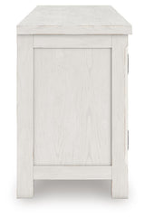 Robbinsdale Antique White 72" TV Stand by Ashley at Eve Furniture
