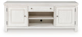 Robbinsdale Antique White 72" TV Stand by Ashley at Eve Furniture