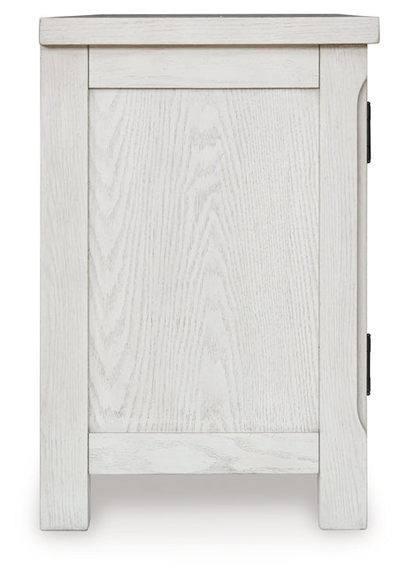 Robbinsdale Antique White 72" TV Stand by Ashley at Eve Furniture
