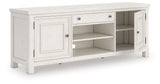 Robbinsdale Antique White 72" TV Stand by Ashley at Eve Furniture