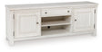 Robbinsdale Antique White 72" TV Stand by Ashley at Eve Furniture