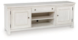 Robbinsdale Antique White 72" TV Stand by Ashley at Eve Furniture