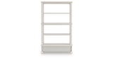 Robbinsdale Antique White 75" Bookcase by Ashley at Eve Furniture