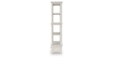 Robbinsdale Antique White 75" Bookcase by Ashley at Eve Furniture
