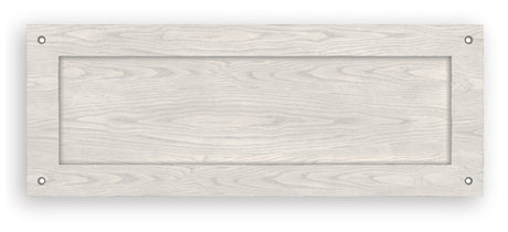 Robbinsdale Antique White 75" Bookcase by Ashley at Eve Furniture