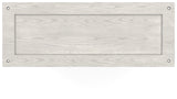 Robbinsdale Antique White 75" Bookcase by Ashley at Eve Furniture