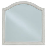 Robbinsdale Antique White Bedroom Mirror (Mirror Only) by ASHLEY FURNITURE at Eve Furniture