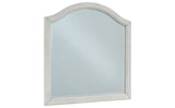 Robbinsdale Antique White Bedroom Mirror (Mirror Only) by ASHLEY FURNITURE at Eve Furniture