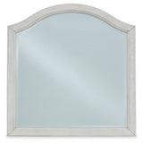 Robbinsdale Antique White Bedroom Mirror (Mirror Only)