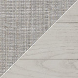 Robbinsdale Antique White Counter Height Dining Table and 8 Barstools by Ashley at Eve Furniture