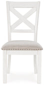 Robbinsdale Antique White Dining Chair, Set of 2 by Ashley at Eve Furniture