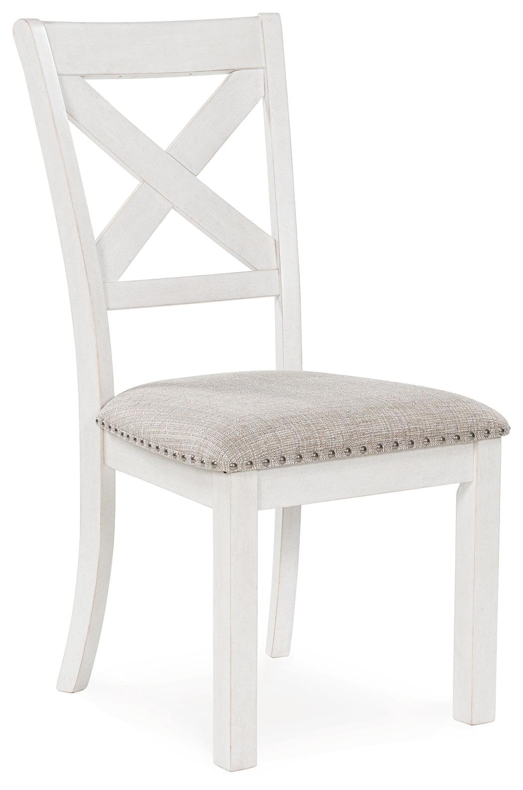 Robbinsdale Antique White Dining Chair, Set of 2 by Ashley at Eve Furniture