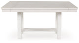 Robbinsdale Antique White Dining Extension Table by Ashley at Eve Furniture