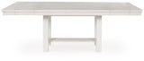 Robbinsdale Antique White Dining Extension Table by Ashley at Eve Furniture