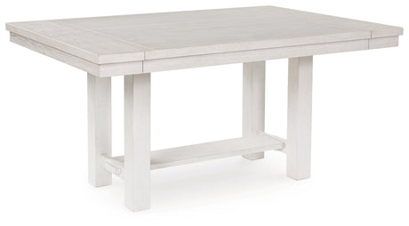 Robbinsdale Antique White Dining Extension Table by Ashley at Eve Furniture