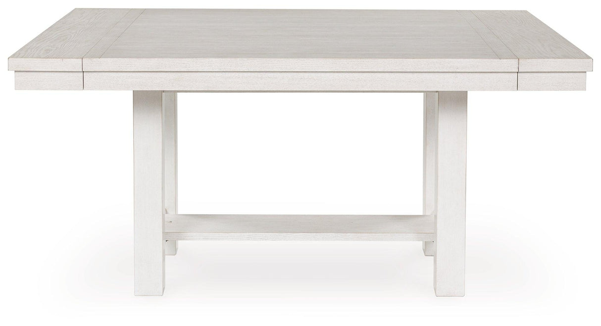 Robbinsdale Antique White Dining Extension Table by Ashley at Eve Furniture