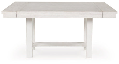 Robbinsdale Antique White Dining Extension Table by Ashley at Eve Furniture
