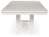 Robbinsdale Antique White Dining Extension Table by Ashley at Eve Furniture