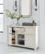 Robbinsdale Antique White Dining Server by Ashley at Eve Furniture