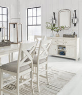 Robbinsdale Antique White Dining Server by Ashley at Eve Furniture