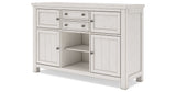 Robbinsdale Antique White Dining Server by Ashley at Eve Furniture