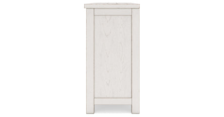 Robbinsdale Antique White Dining Server by Ashley at Eve Furniture