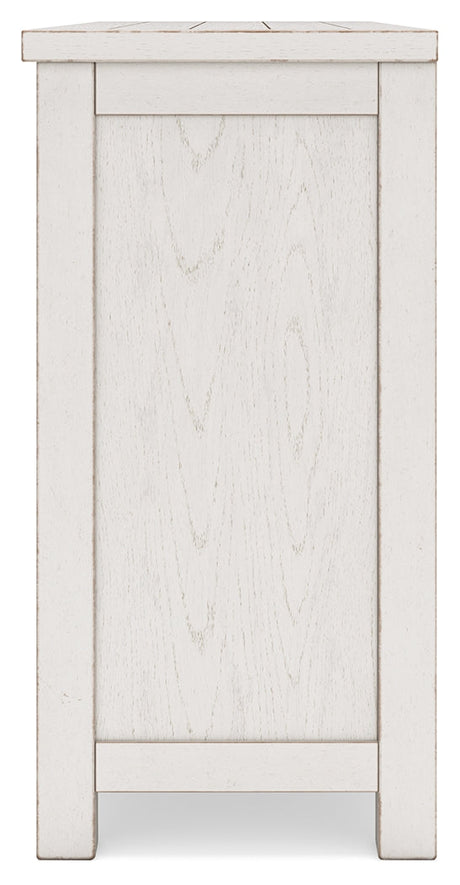 Robbinsdale Antique White Dining Server by Ashley at Eve Furniture