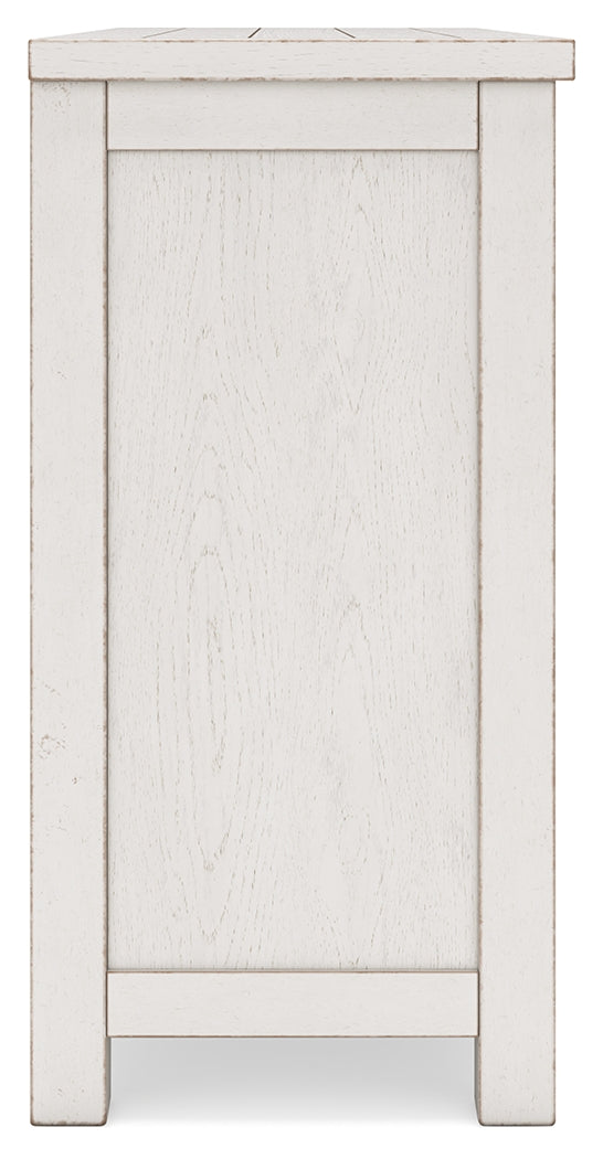 Robbinsdale Antique White Dining Server by Ashley at Eve Furniture