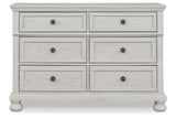 Robbinsdale Antique White Dresser by Ashley at Eve Furniture
