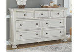 Robbinsdale Antique White Dresser by Ashley at Eve Furniture