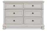 Robbinsdale Antique White Dresser by Ashley at Eve Furniture