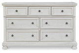 Robbinsdale Antique White Dresser by Ashley at Eve Furniture