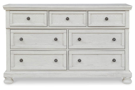 Robbinsdale Antique White Dresser by Ashley at Eve Furniture