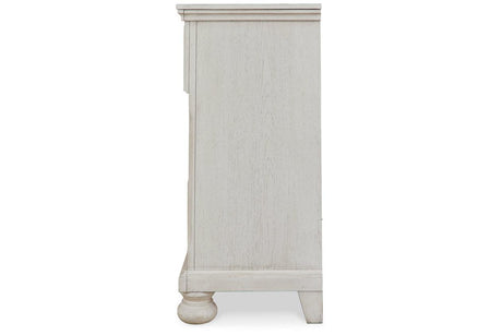 Robbinsdale Antique White Dresser by Ashley at Eve Furniture