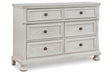 Robbinsdale Antique White Dresser by Ashley at Eve Furniture