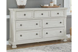 Robbinsdale Antique White Dresser by Ashley at Eve Furniture