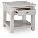Robbinsdale Antique White End Table by Ashley at Eve Furniture