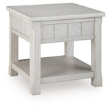 Robbinsdale Antique White End Table by Ashley at Eve Furniture