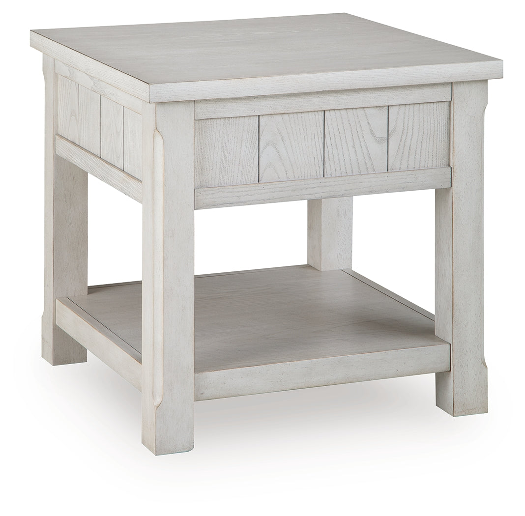 Robbinsdale Antique White End Table by ASHLEY FURNITURE at Eve Furniture