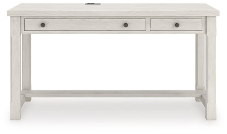 Robbinsdale Antique White Home Office Desk by Ashley at Eve Furniture