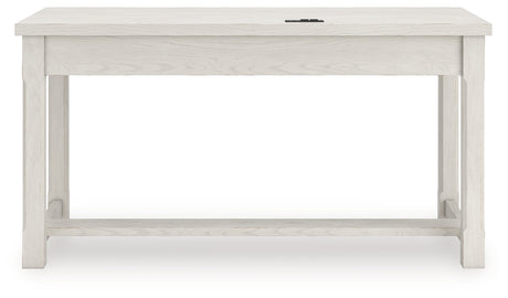 Robbinsdale Antique White Home Office Desk by Ashley at Eve Furniture