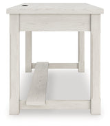 Robbinsdale Antique White Home Office Desk by Ashley at Eve Furniture