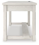 Robbinsdale Antique White Home Office Desk by Ashley at Eve Furniture