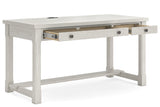 Robbinsdale Antique White Home Office Desk by Ashley at Eve Furniture