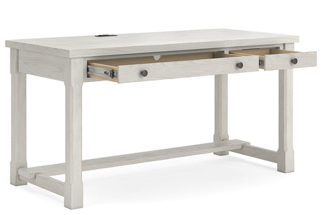 Robbinsdale Antique White Home Office Desk by Ashley at Eve Furniture