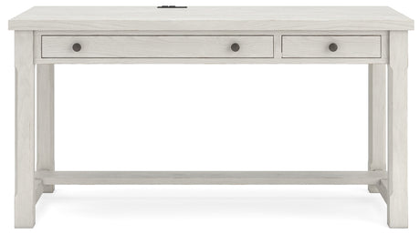 Robbinsdale Antique White Home Office Desk by Ashley at Eve Furniture